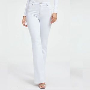 NWT Good American Good Classic Slim Bootcut Size 0 White